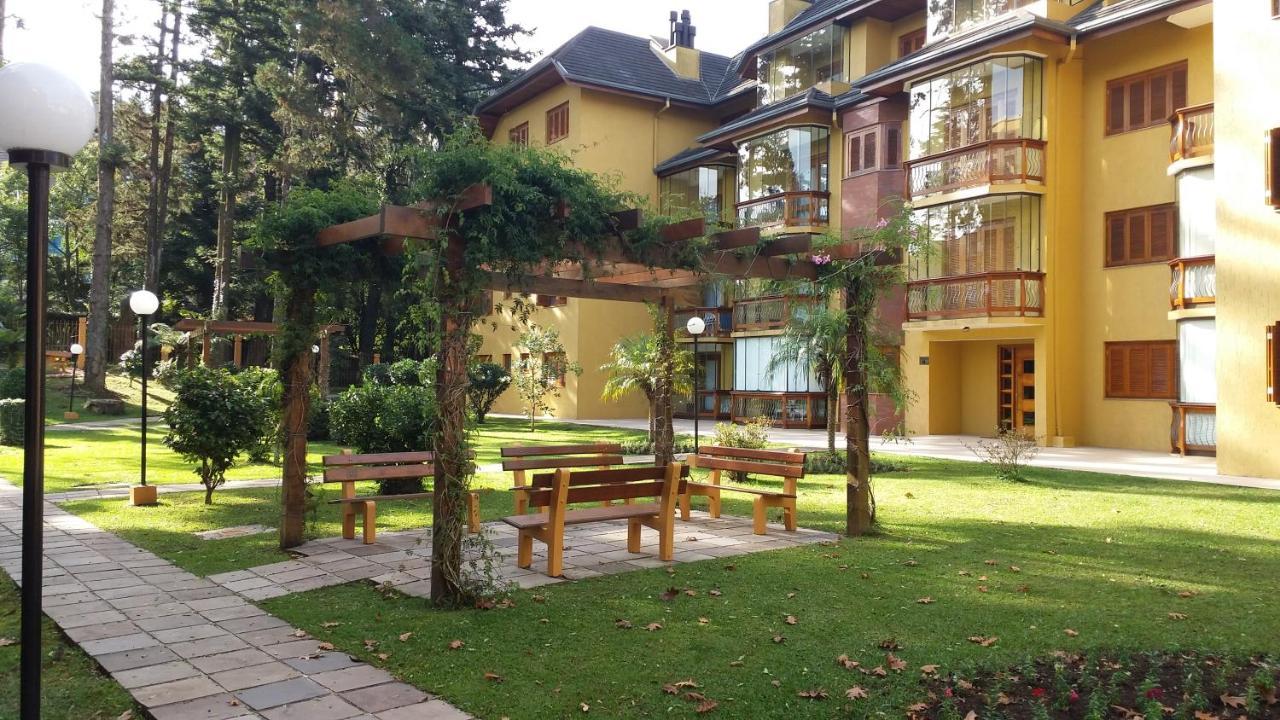 Apartamento Luxuoso No Cond Vista Do Quilombo A 50 Metros Do Hard Rock Cafe Gramado Luaran gambar