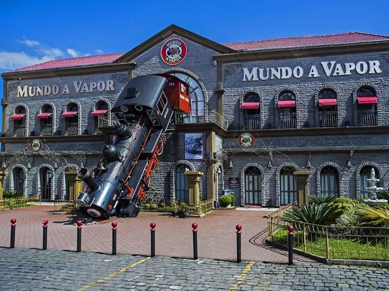 Apartamento Luxuoso No Cond Vista Do Quilombo A 50 Metros Do Hard Rock Cafe Gramado Luaran gambar